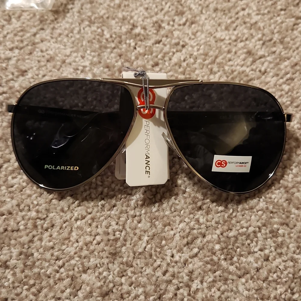 Silver and Black Sunglasses